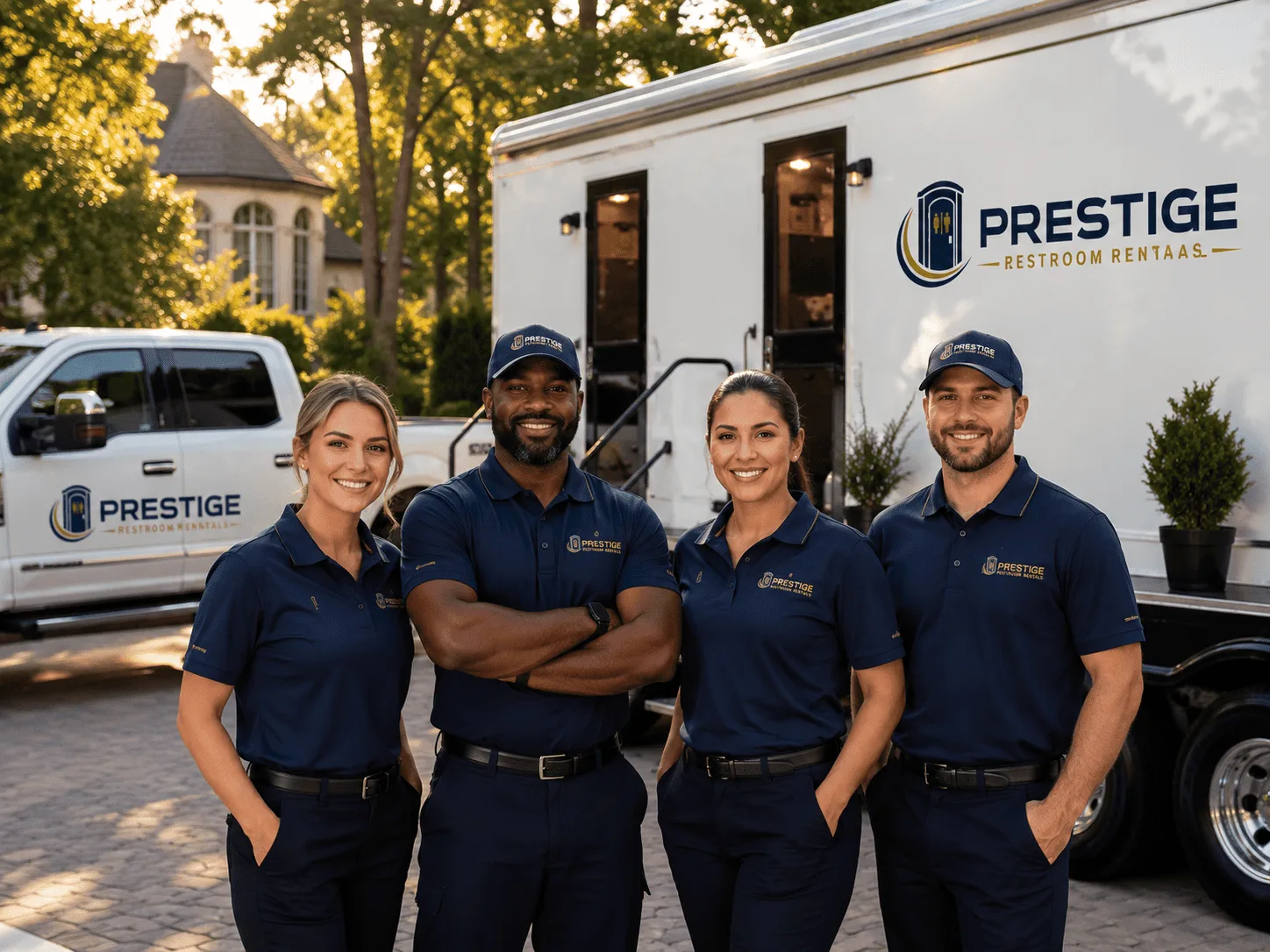 Trusted Luxury Portable Restrooms company in Wolflake, IN